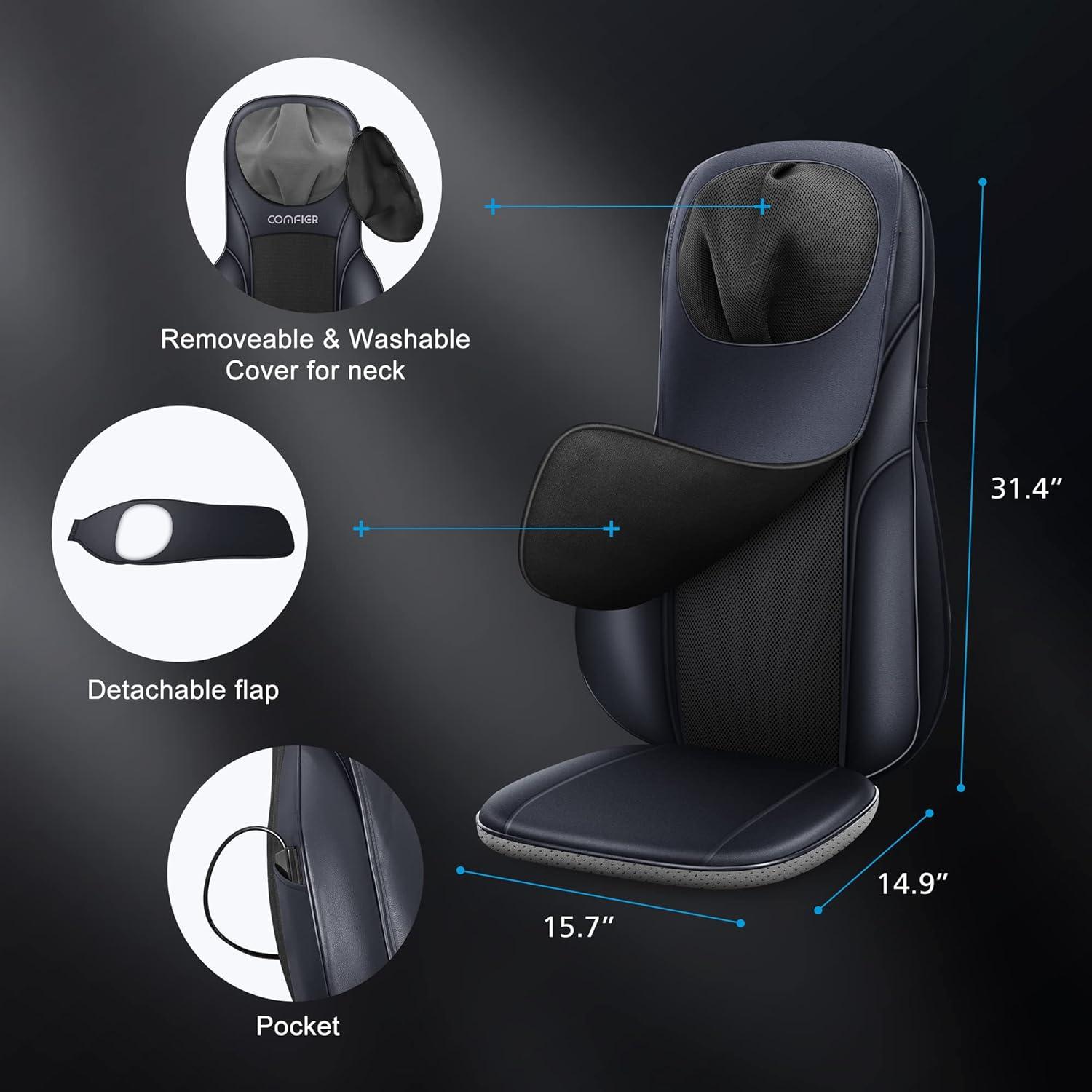 Masajeador de Cuello y Espalda COMFIER 2113B-APP con Calor