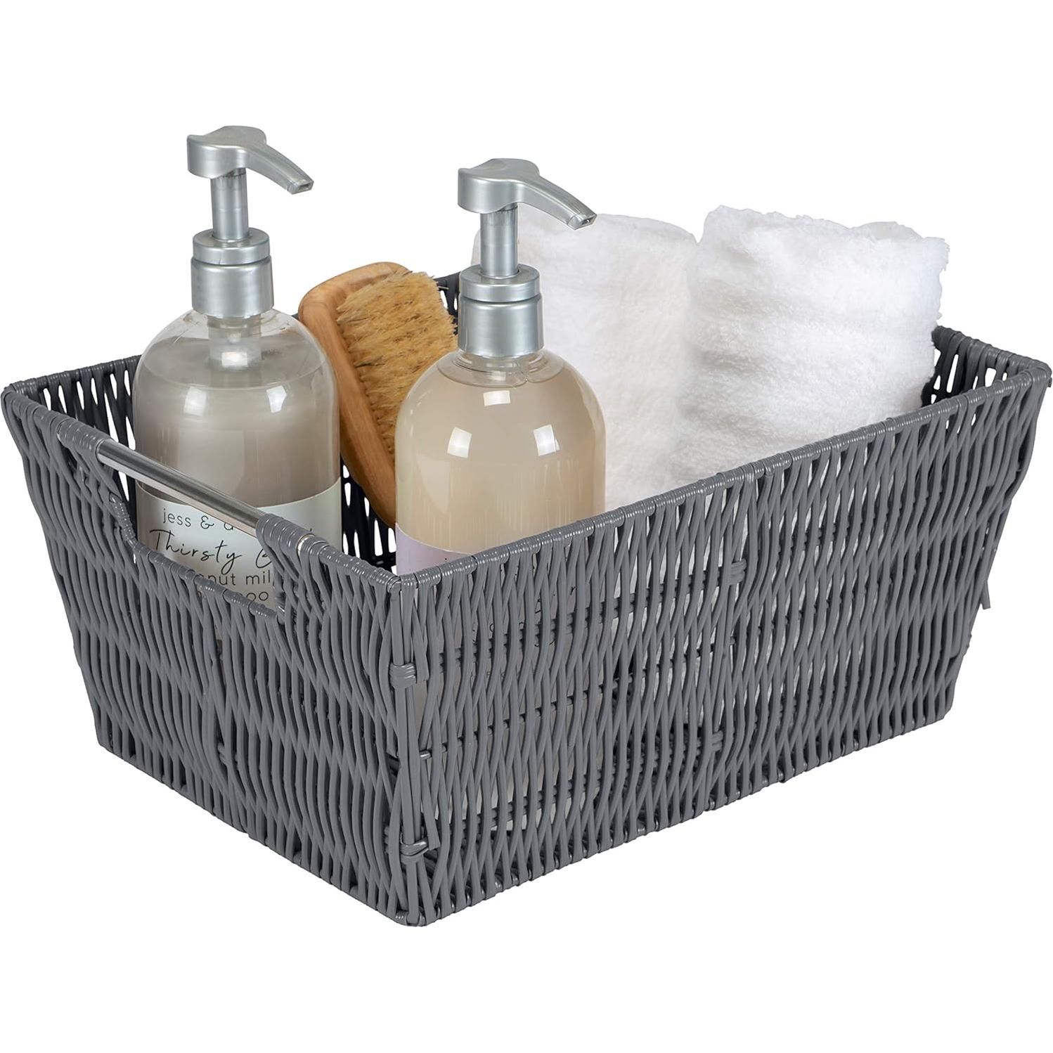 Conjunto de 3 Cestas de Ratan Simplify - Almacenamiento Multiusos