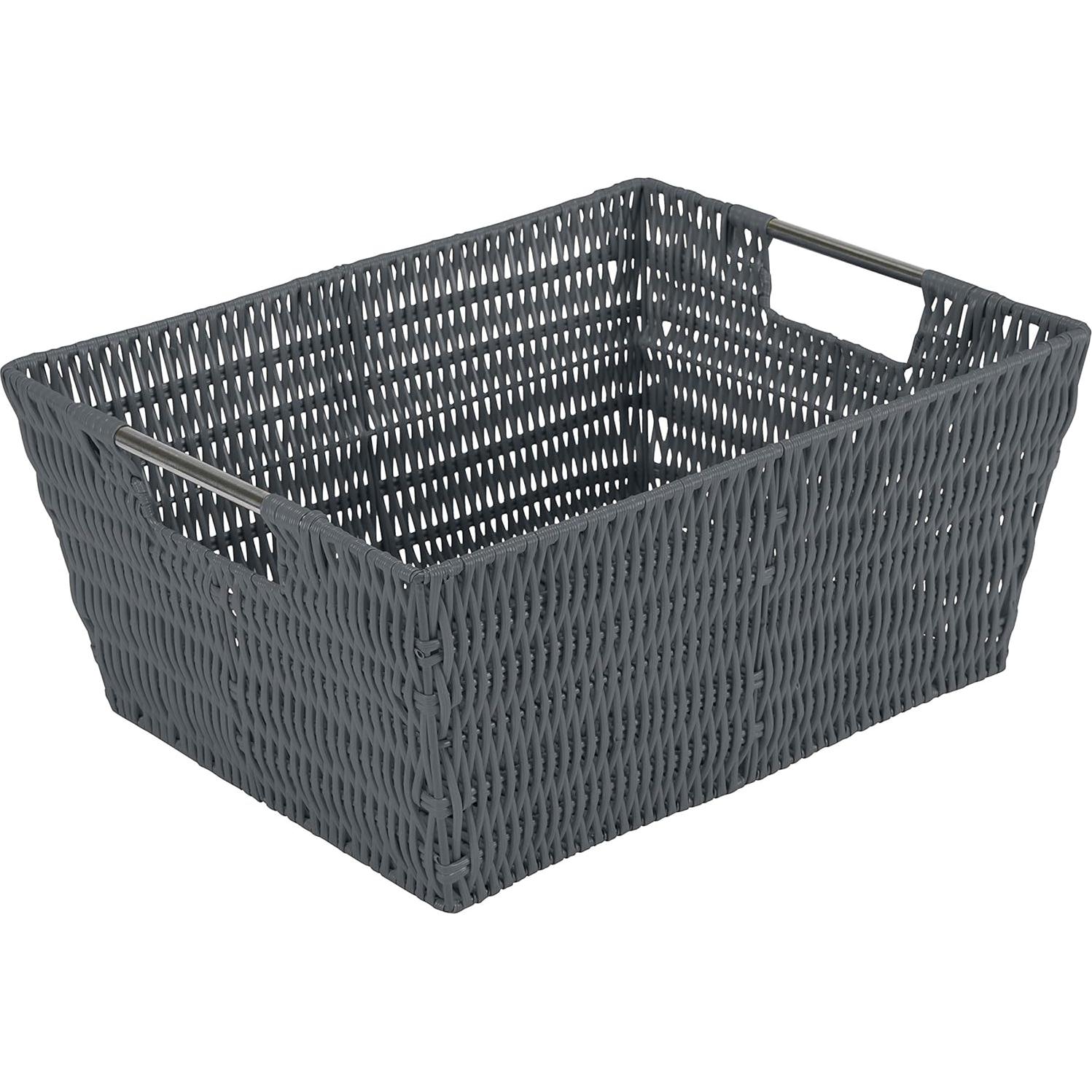 Conjunto de 3 Cestas de Ratan Simplify - Almacenamiento Multiusos