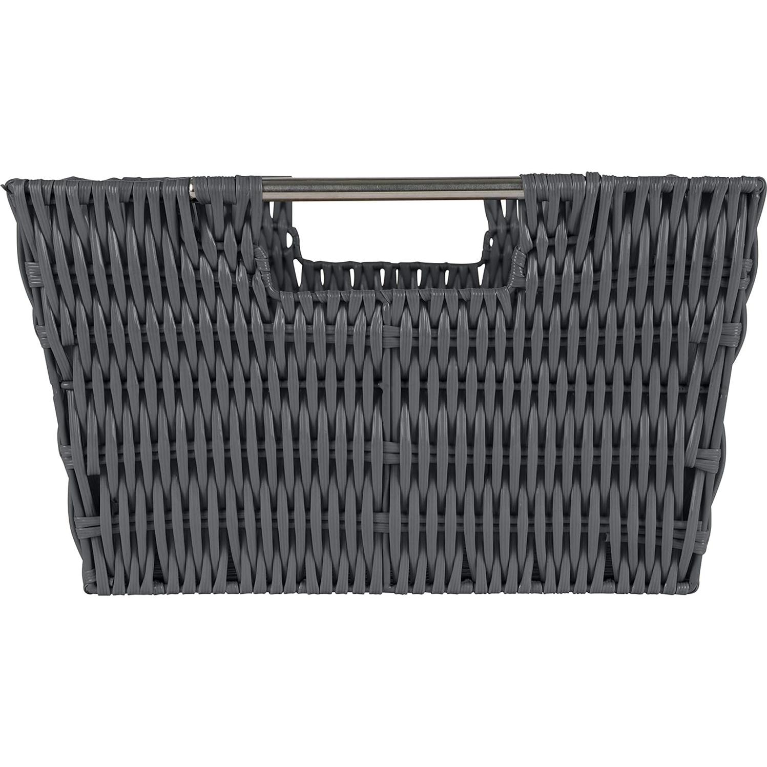 Conjunto de 3 Cestas de Ratan Simplify - Almacenamiento Multiusos