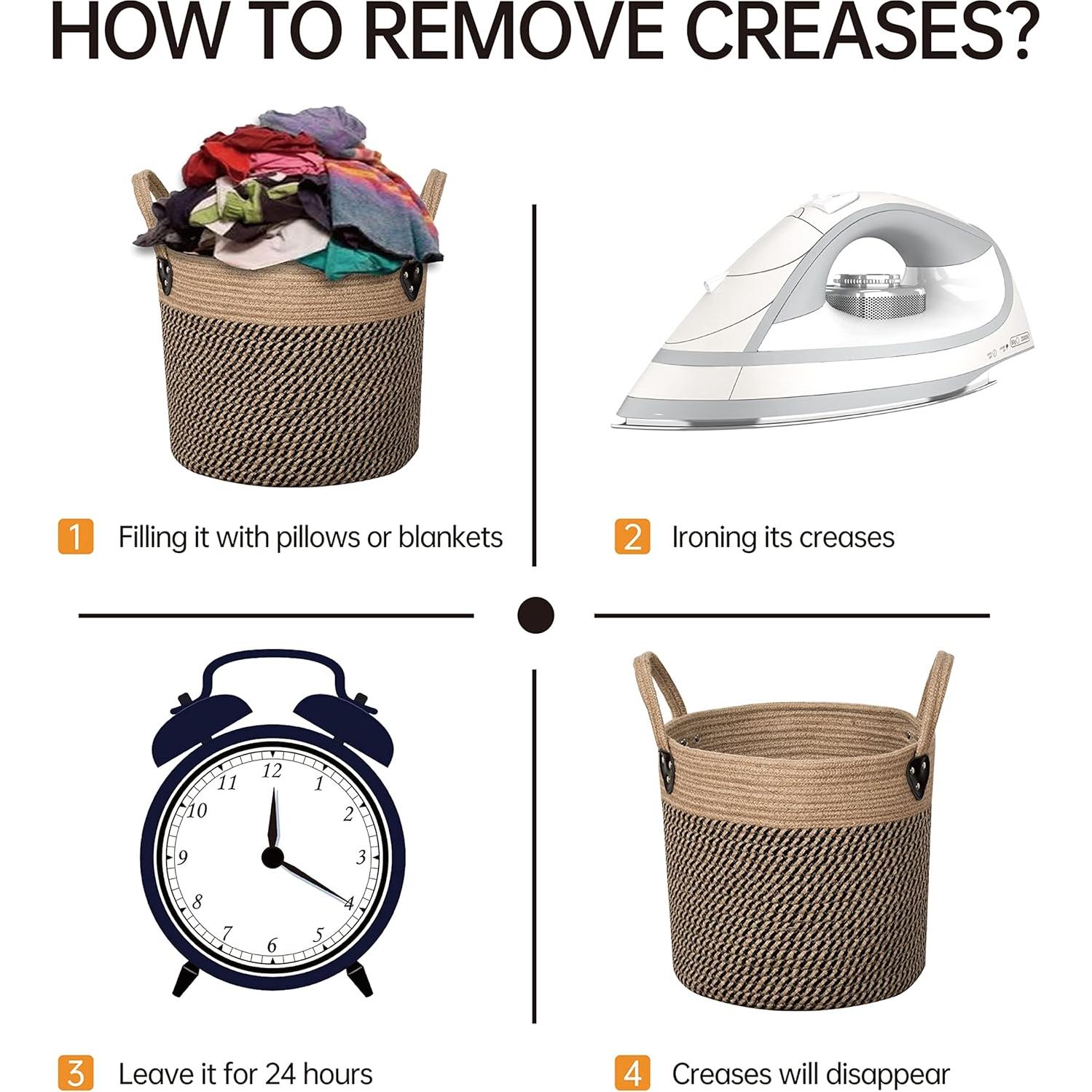 Cesta de Yute Natural ZOES HOMEWARE 25.4cm Multiusos