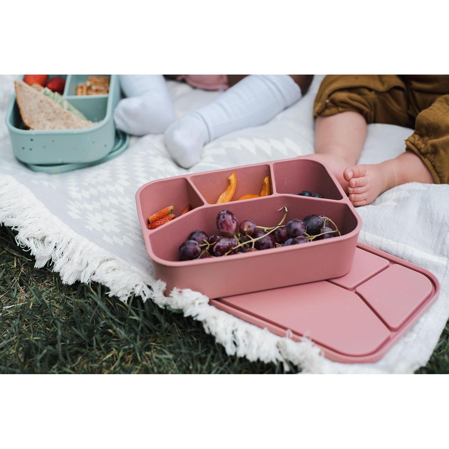 Lunchbox Ecológica Spoondrift 4 Compartimentos Rosa 1.24L