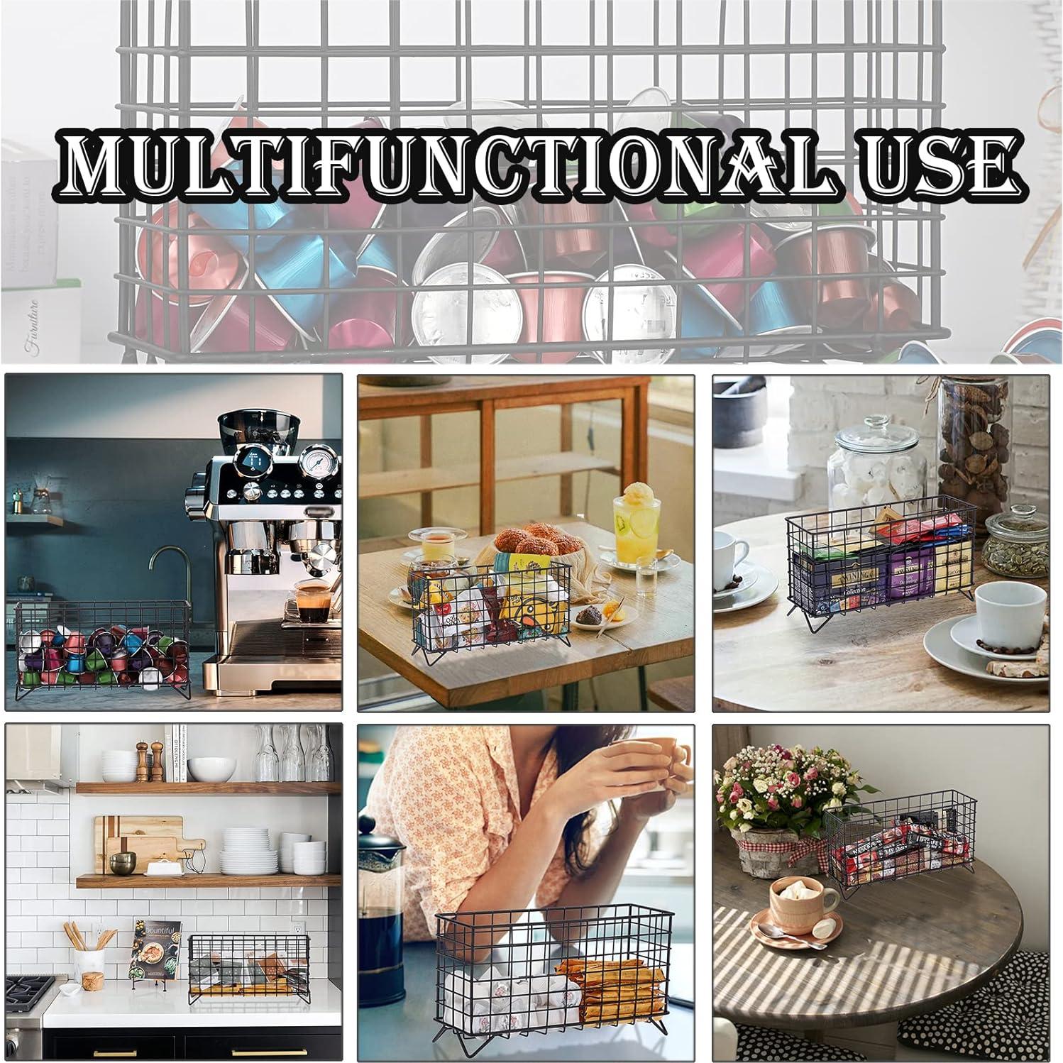 Soporte para cápsulas de café ELLDOO negro mediano 27x9x15 cm