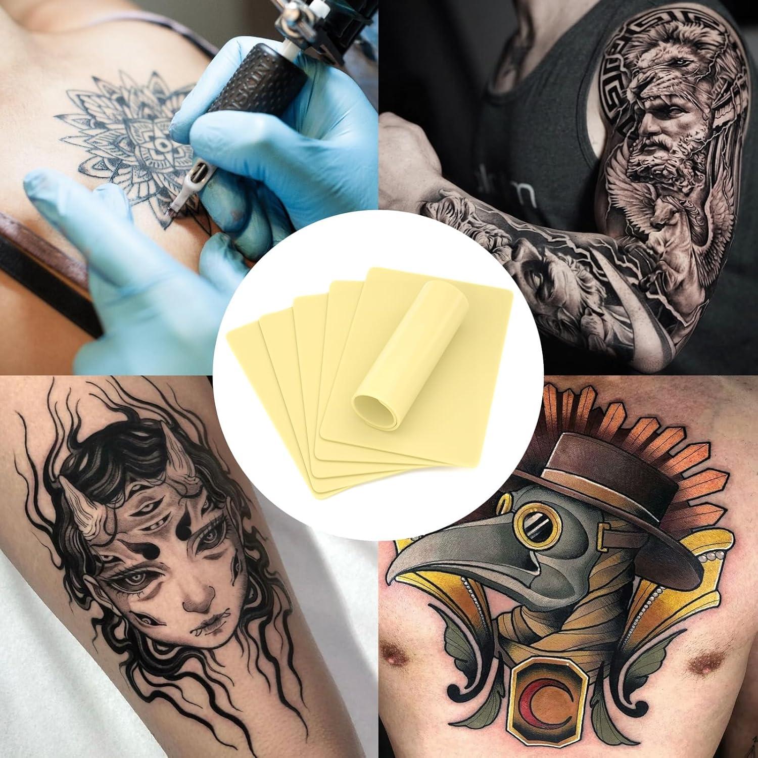 6 Piezas Pieles Falsas para Tatuar TAIDU 30.48x20.32 cm