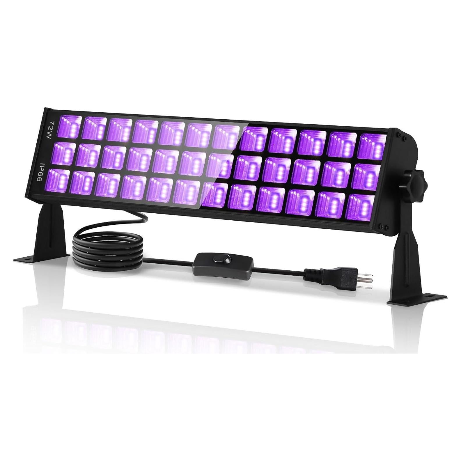 Barra de luz negra LED 72W ISUERFY IP66 108 LEDs 42.93cm