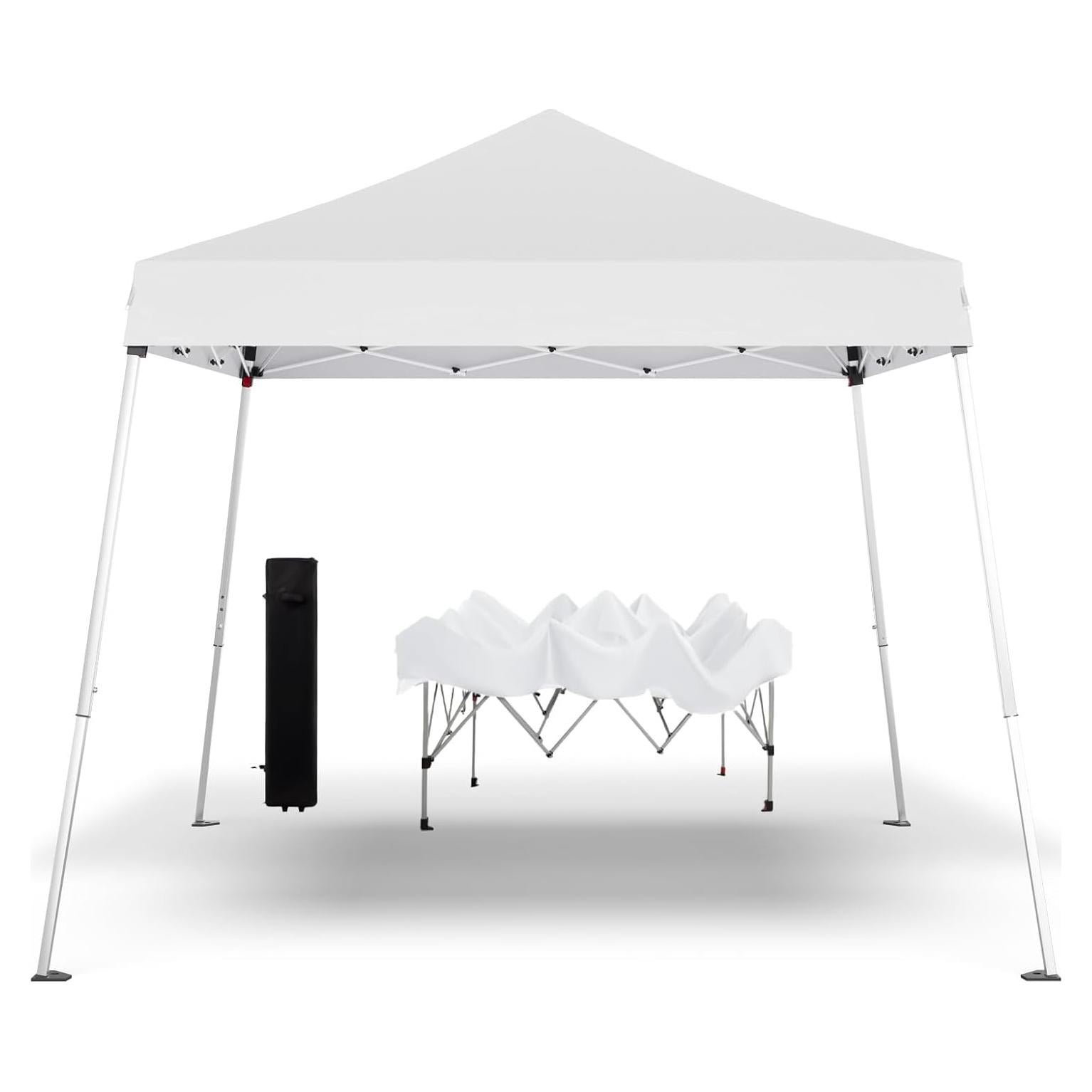 Carpa Pop Up Morngardo 10x10 Blanca Impermeable Ajustable