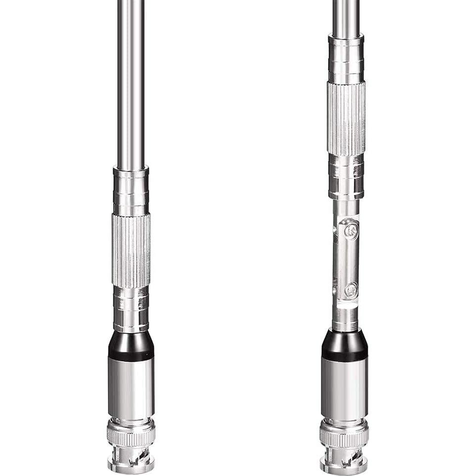 Antena Telescópica BNC Macho Bingfu 20-1300MHz 8 Secciones