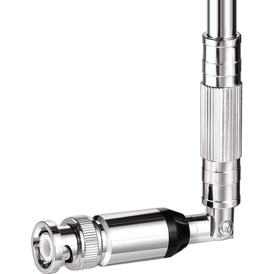 Antena Telescópica BNC Macho Bingfu 20-1300MHz 8 Secciones