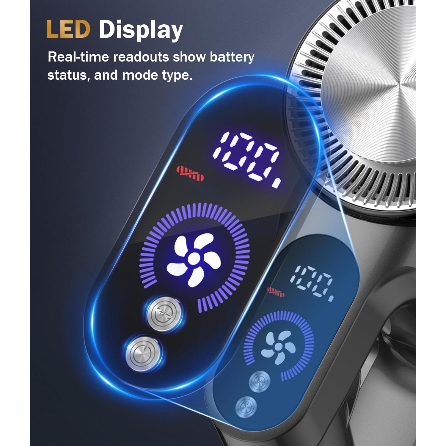 Aspiradora Inalámbrica Natrogix A40 450W 45 Minutos LED