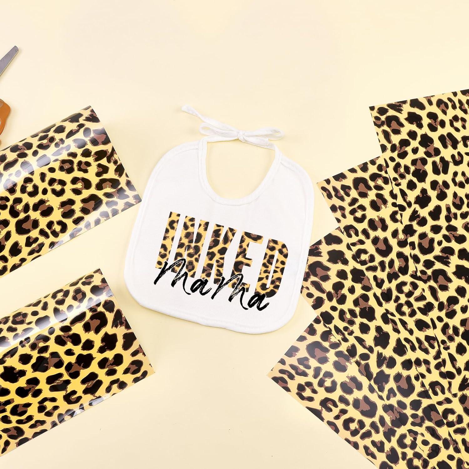 Vinilo HTV Leopardo Tintnut - 6 Hojas 30.48x25.4 cm