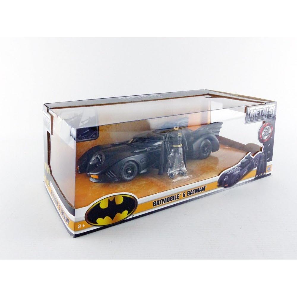 Batmobile Jada Toys 1989 con figura de Batman 6,99 cm