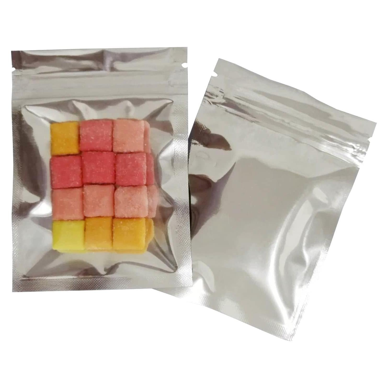 Paquete de 100 Bolsas Mylar UCOFFEE 7.6x10.2 cm Reutilizables