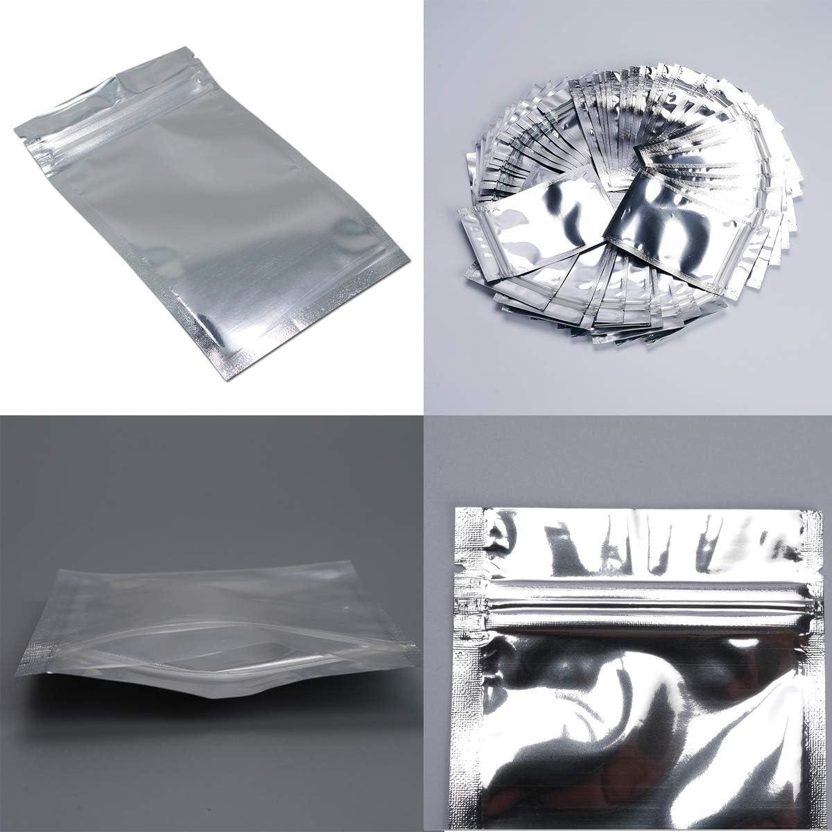 Paquete de 100 Bolsas Mylar UCOFFEE 7.6x10.2 cm Reutilizables