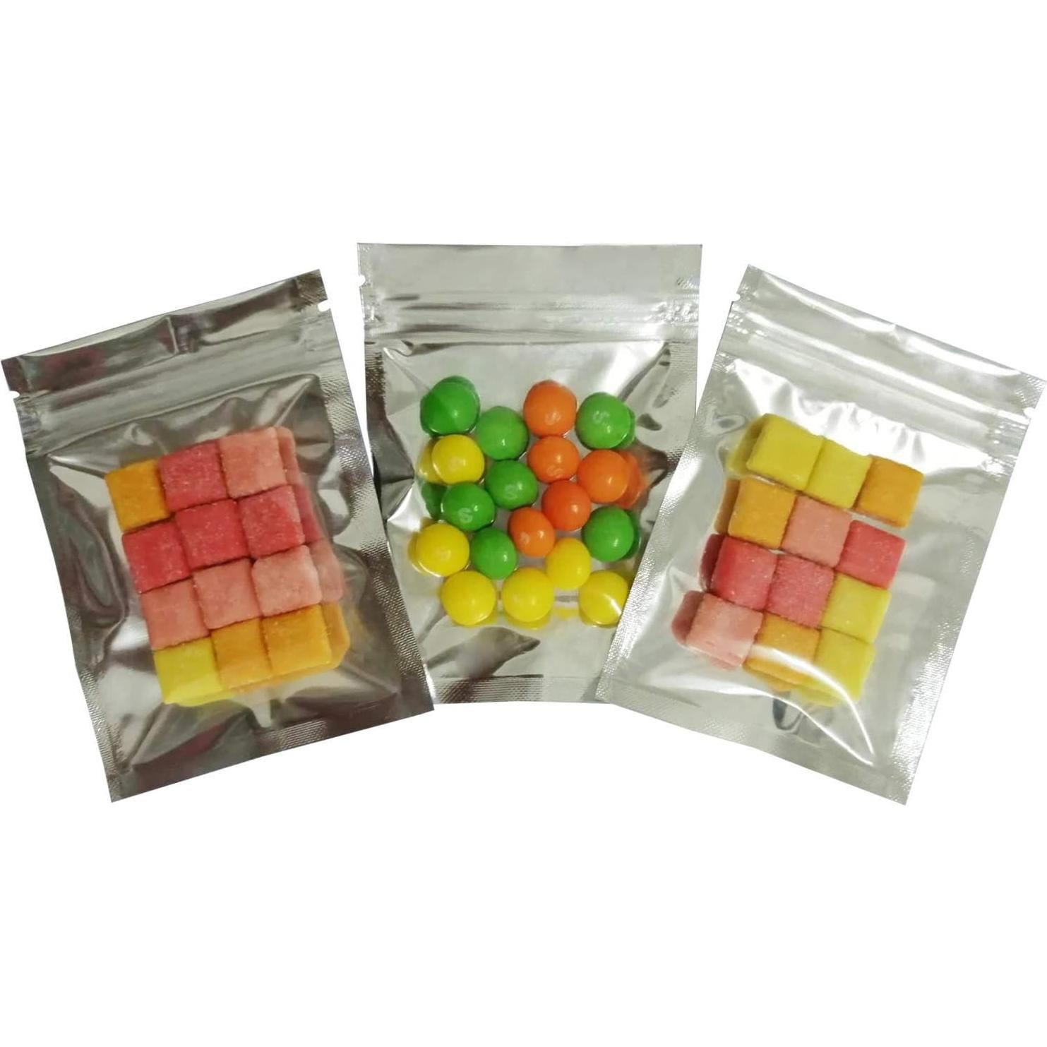 Paquete de 100 Bolsas Mylar UCOFFEE 7.6x10.2 cm Reutilizables