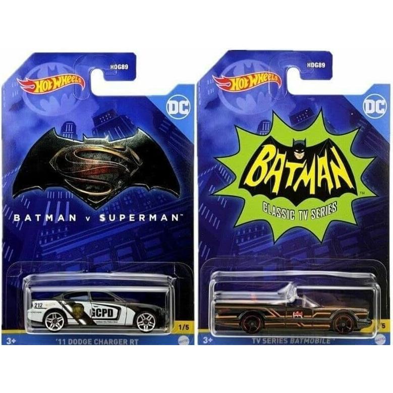 Hot Wheels Batman 2022 Conjunto 5 Vehículos Diecast