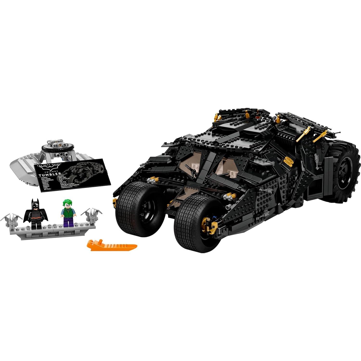 LEGO DC Batman Batmobile Tumbler 76240 Iconic Car Model from The Dark Knight Trilogy, Building Set for Adults, Collectible Display Gift Idea