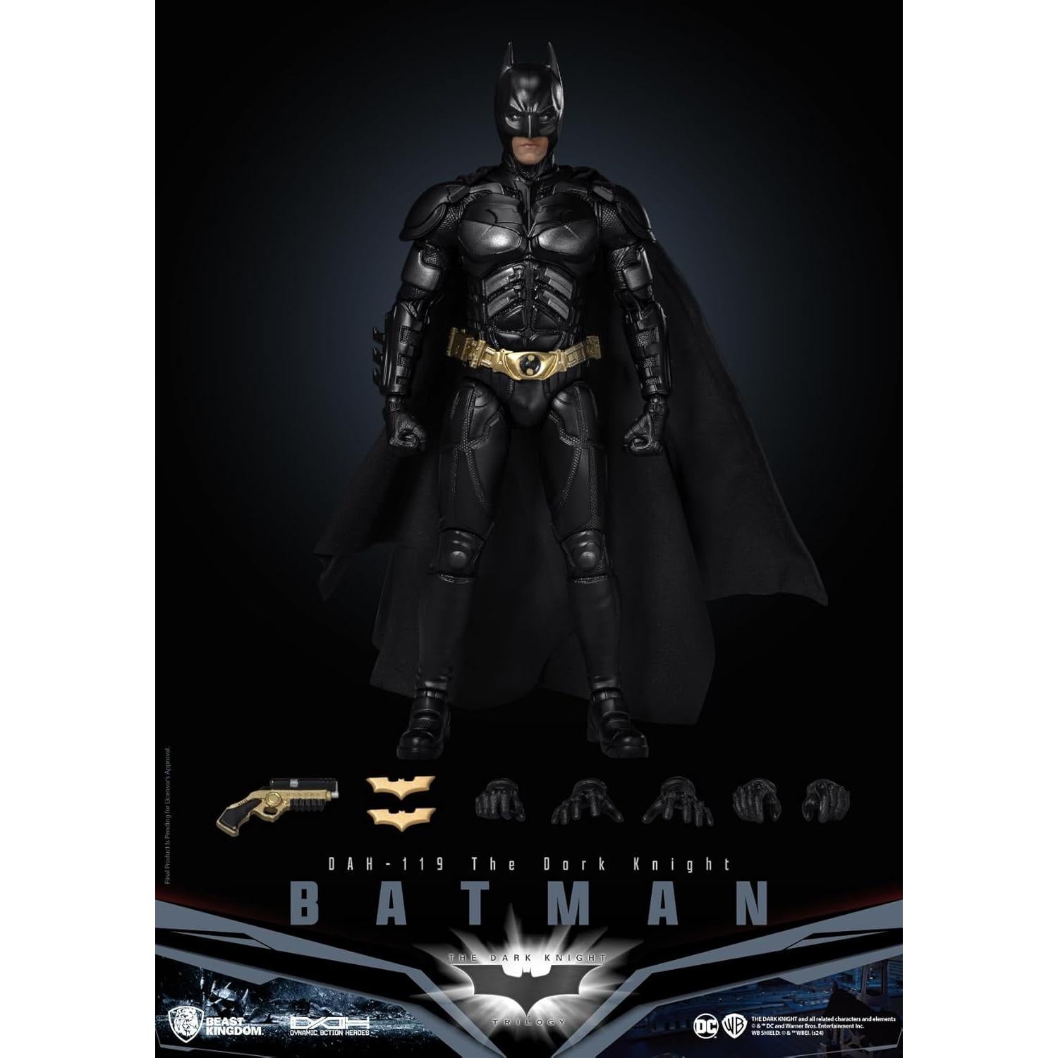 Figura Dinámica Batman DAH-119 Beast Kingdom 22 Puntos Articulación