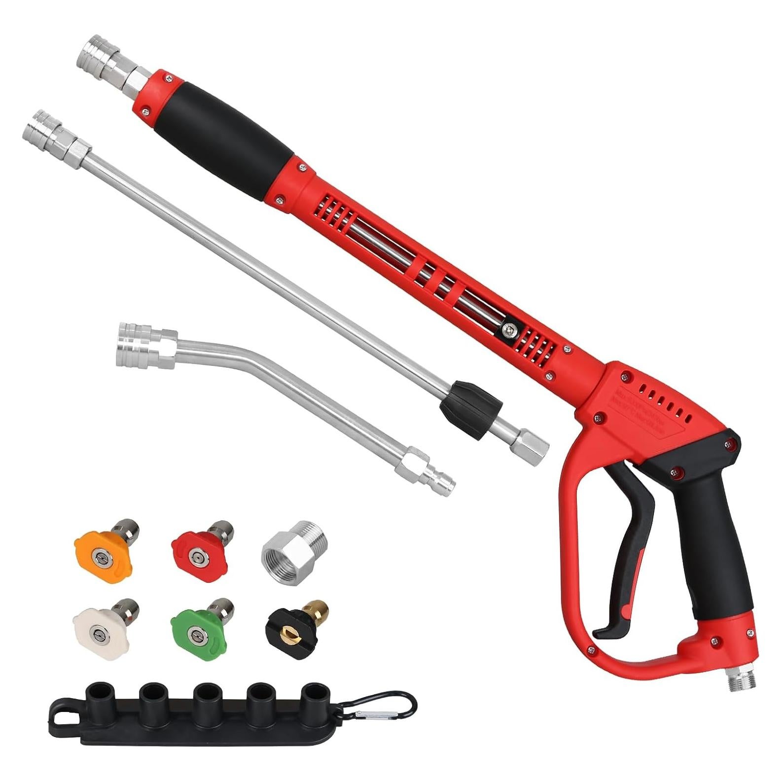 Pistola de Lavado a Presión BESHED con Varilla Curvada 43 cm