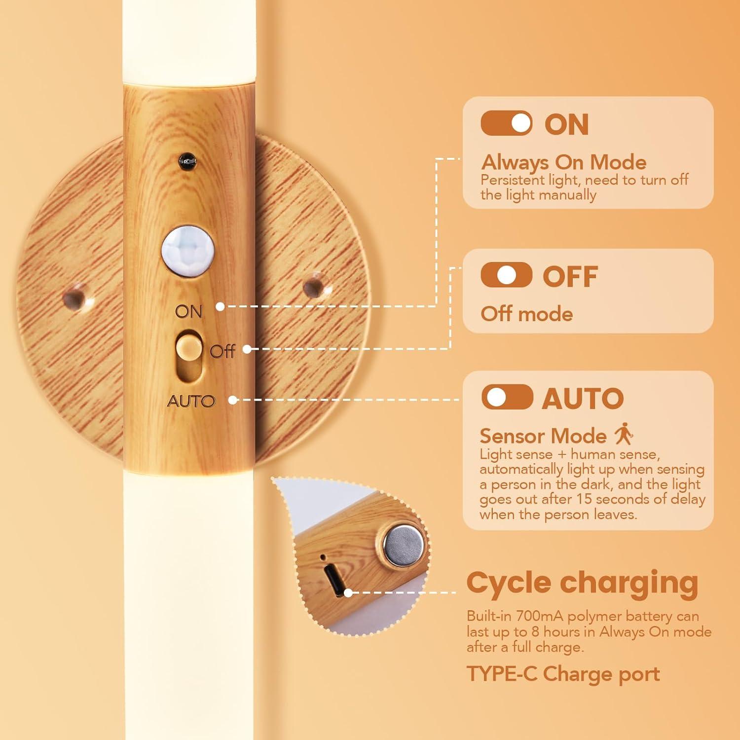 Luz Nocturna LED con Sensor de Movimiento AutoEuropa 1PC