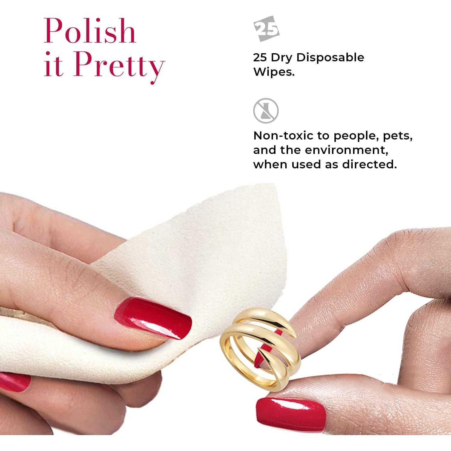 Limpiador de Joyería Connoisseurs Dazzle Stik + Toallitas