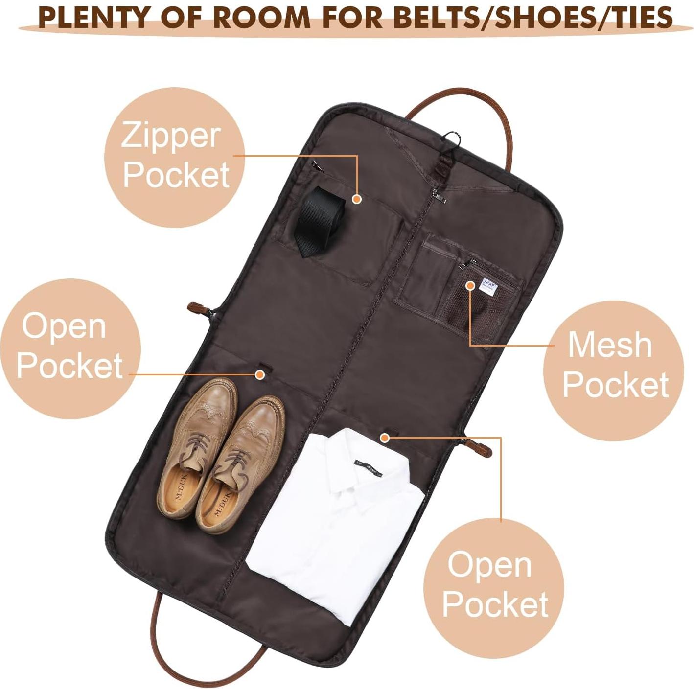 Bolsa de Ropa de Mano S-ZONE para Viajes 27.9x10.8x32cm