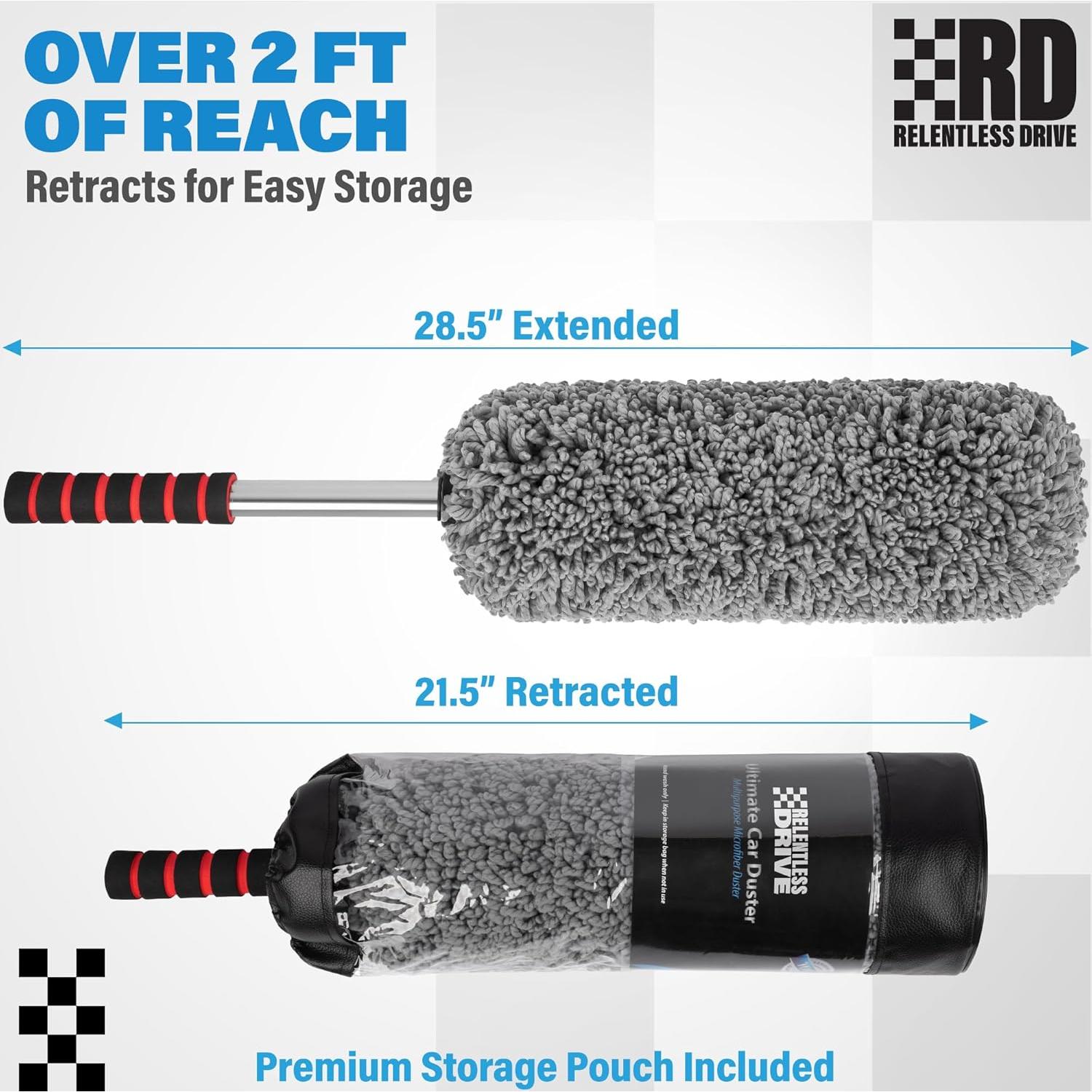 Duster de Coche Relentless Drive con Mango Extensible 72.4cm