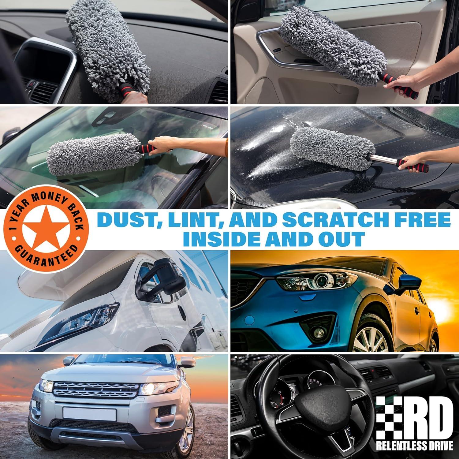 Duster de Coche Relentless Drive con Mango Extensible 72.4cm