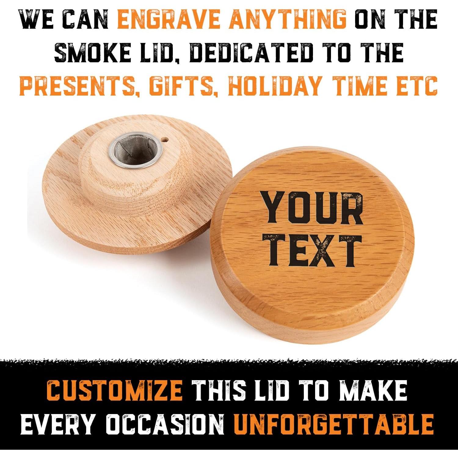 Kit de Ahumador de Whisky Aged & Charred con Tapa Personalizada