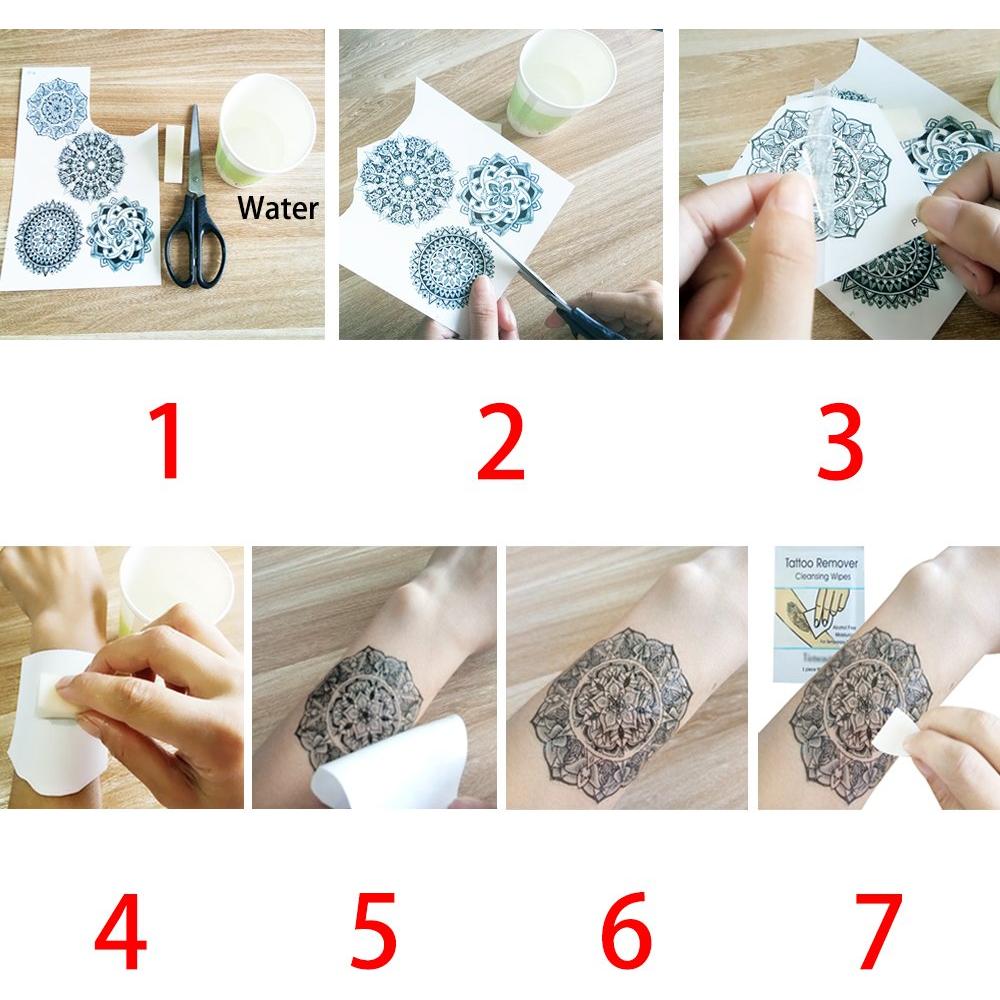 Tatuajes Temporales Glaryyears - 9 Diseños Realistas para Mujeres