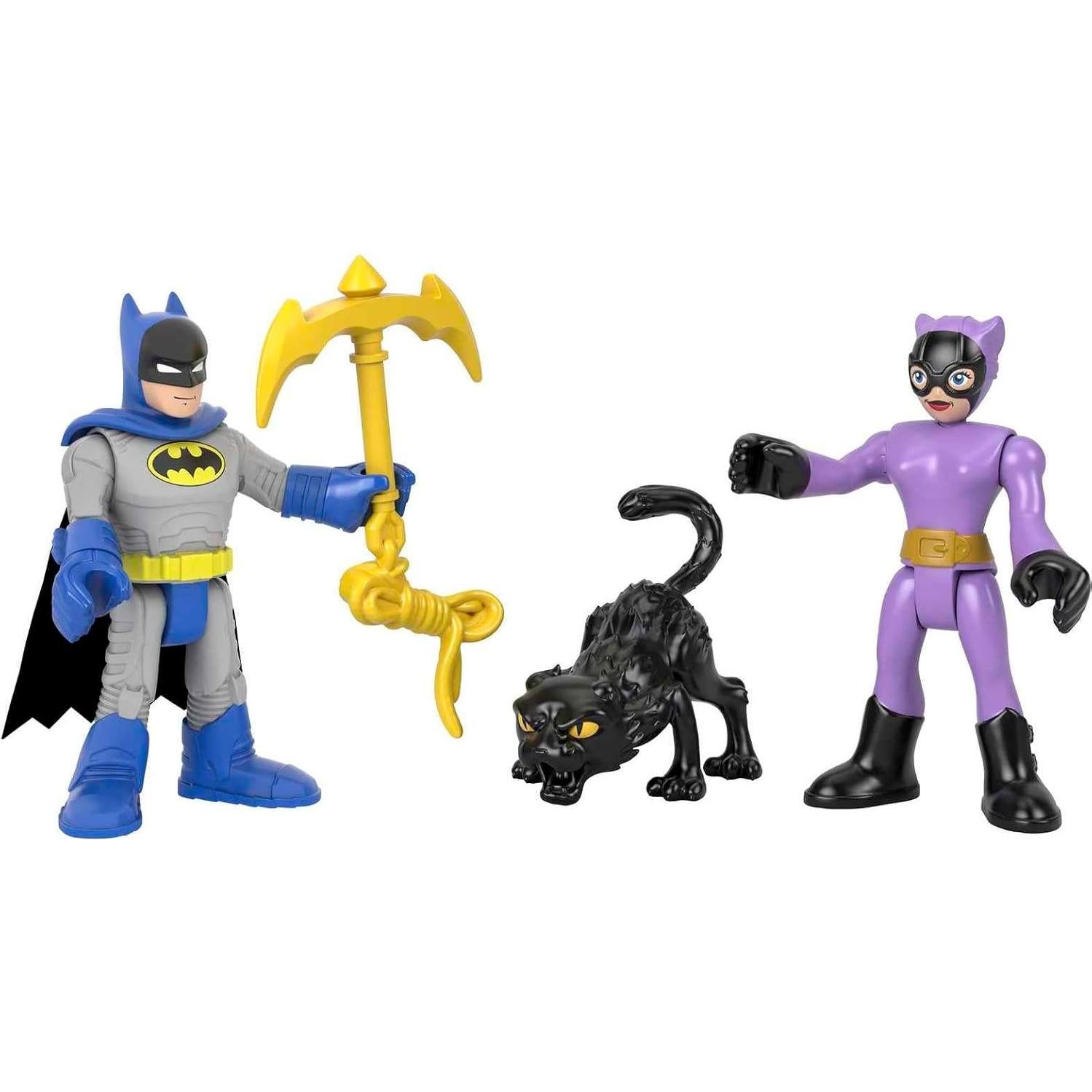 Conjunto de Figuras Imaginext Batman y Catwoman Fisher-Price