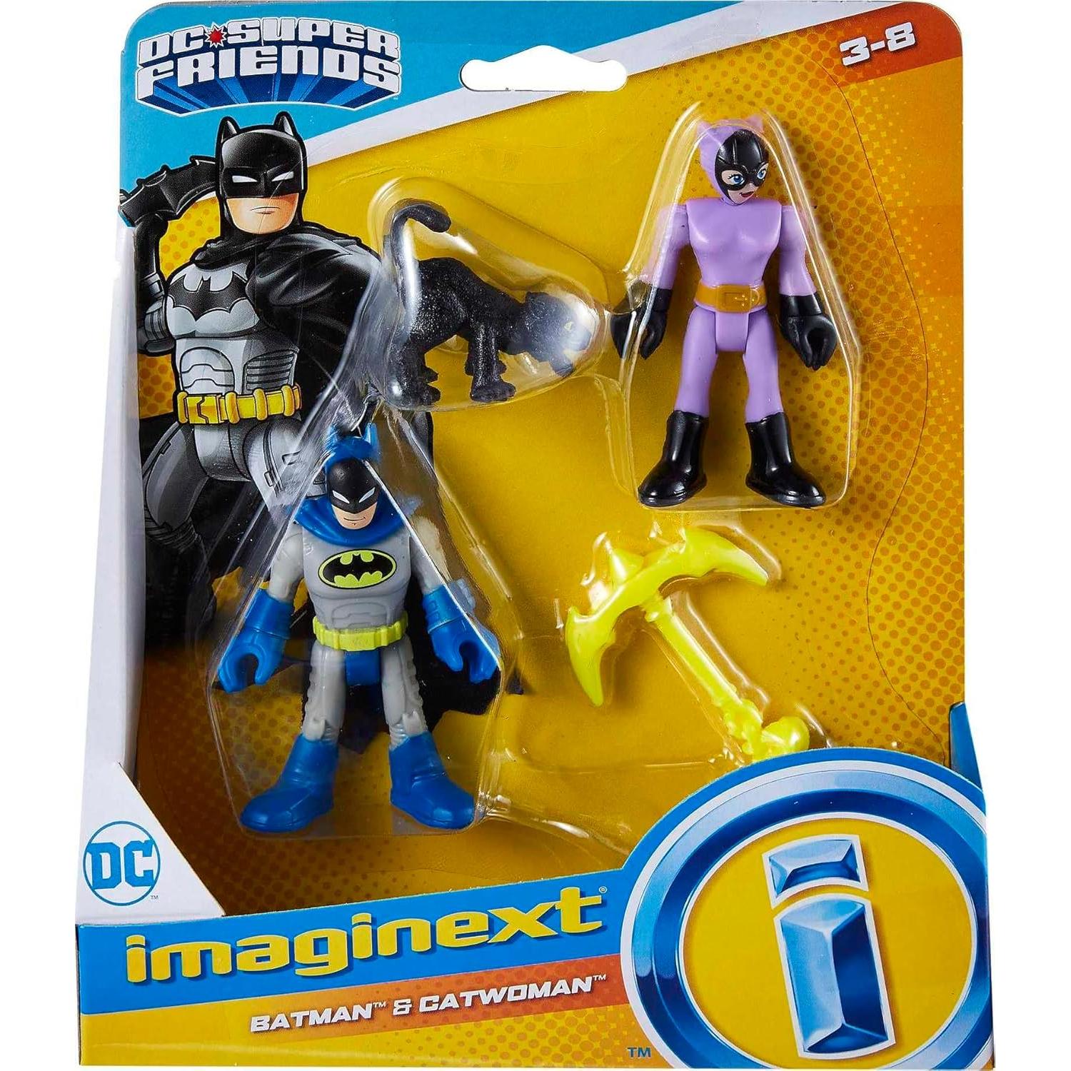 Conjunto de Figuras Imaginext Batman y Catwoman Fisher-Price