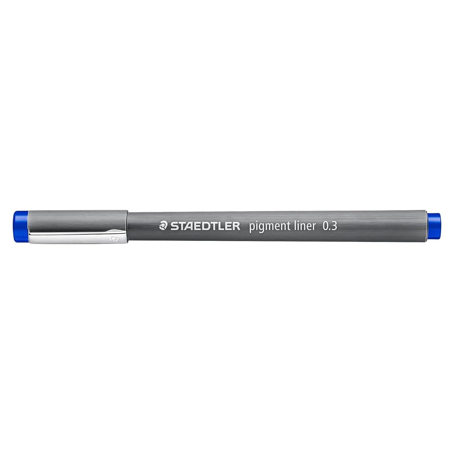 Pluma Fineliner Staedtler 308 03-3 Azul 0.3mm - Caja de 10