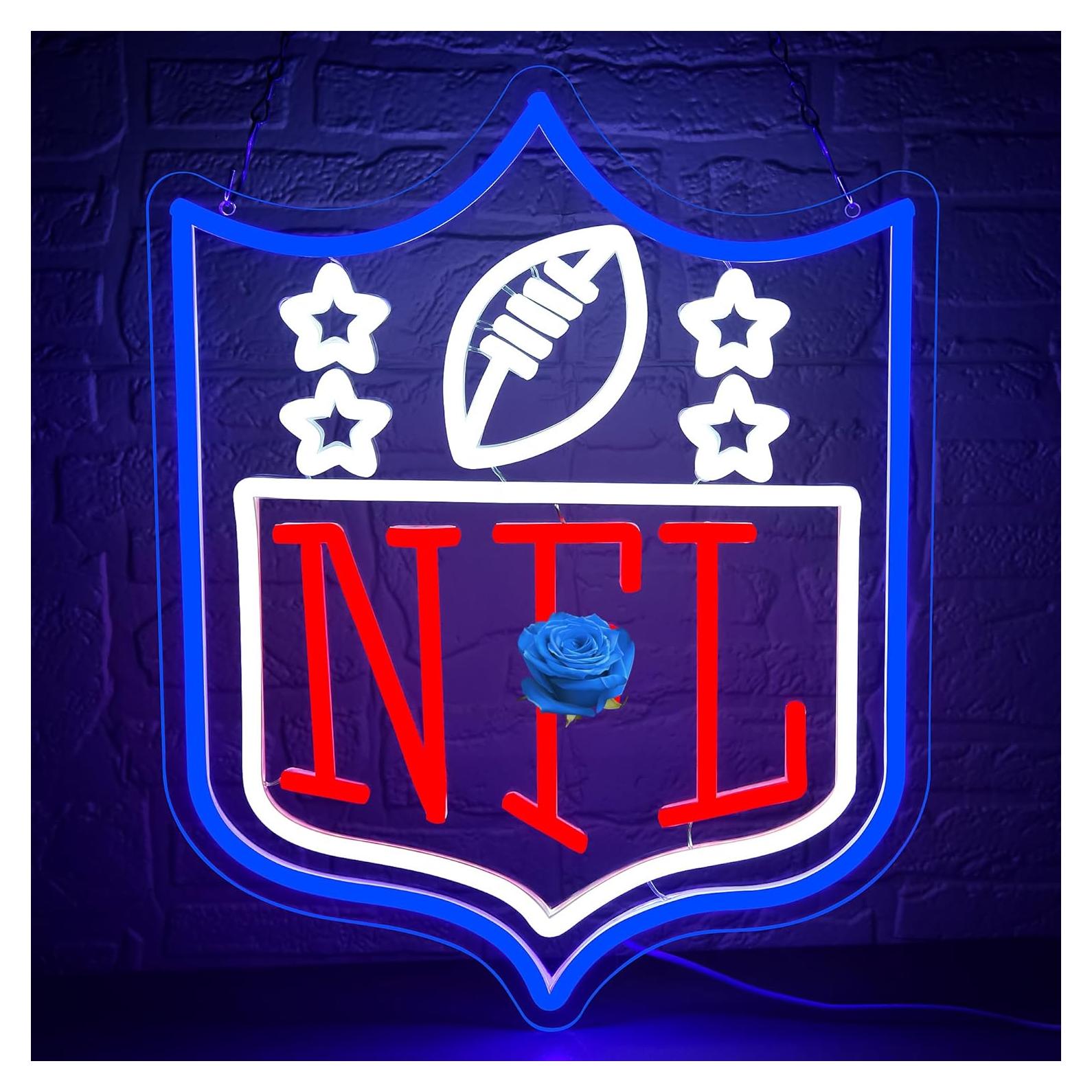 Luz de Neón LED Fútbol Brineon 28.4x37.4cm USB