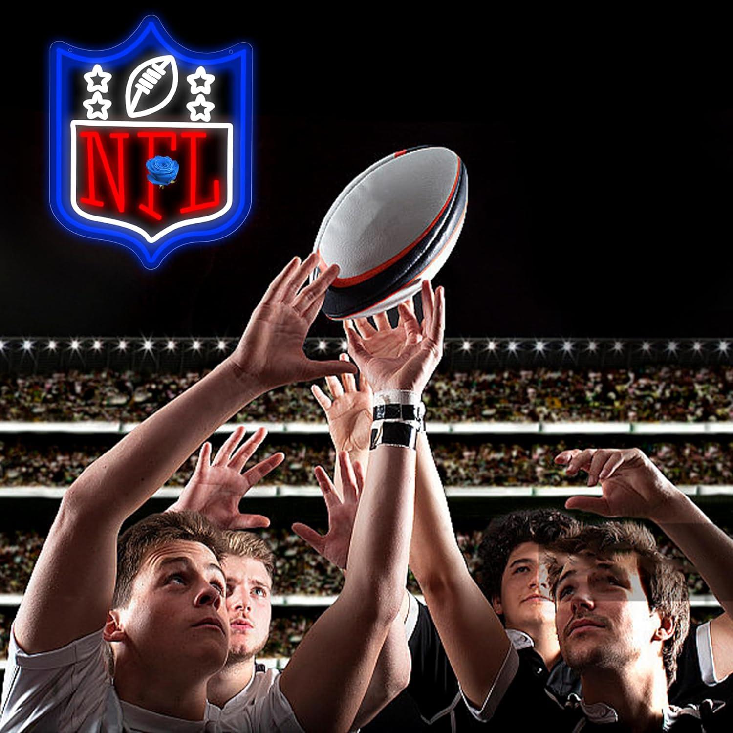 Luz de Neón LED Fútbol Brineon 28.4x37.4cm USB