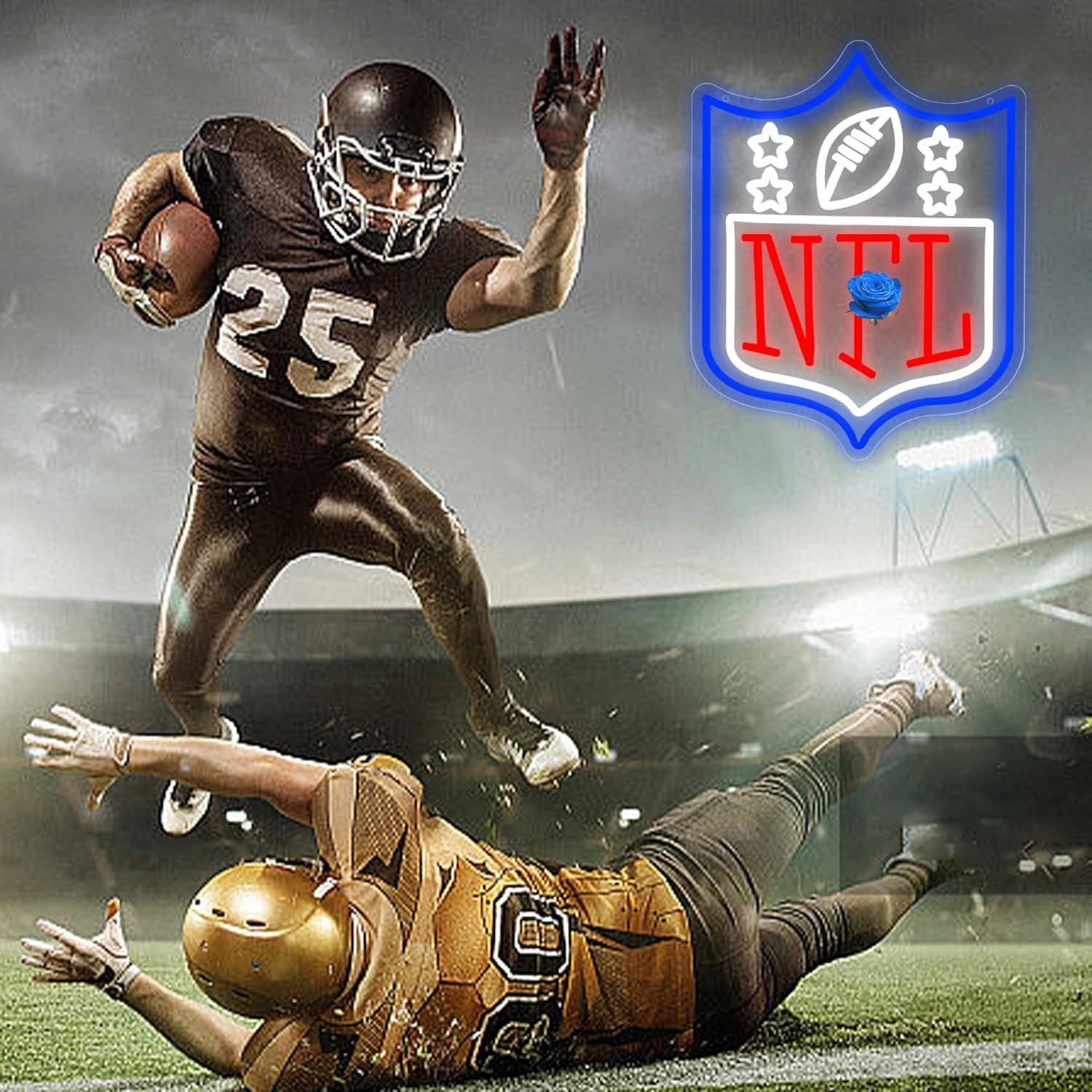 Luz de Neón LED Fútbol Brineon 28.4x37.4cm USB