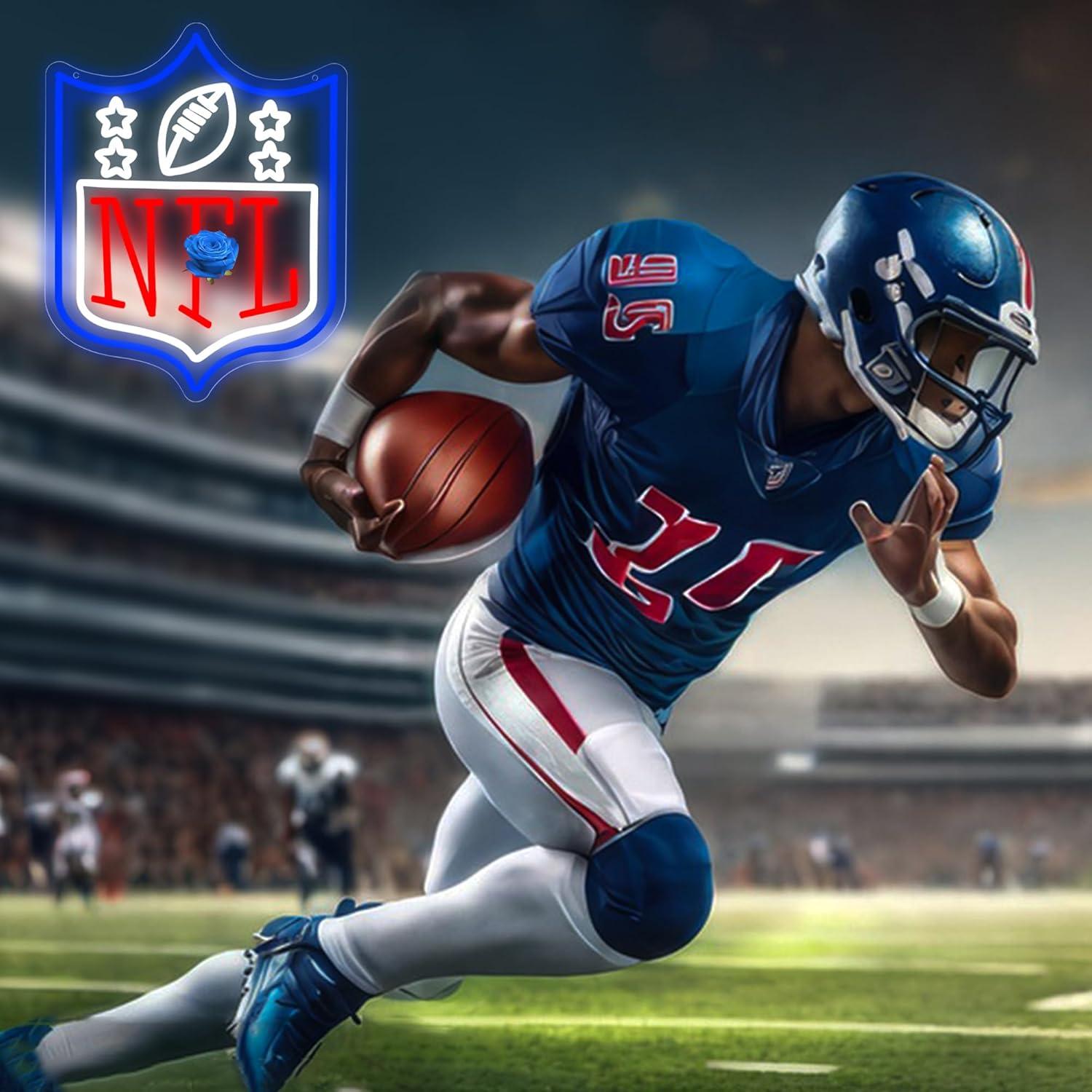 Luz de Neón LED Fútbol Brineon 28.4x37.4cm USB