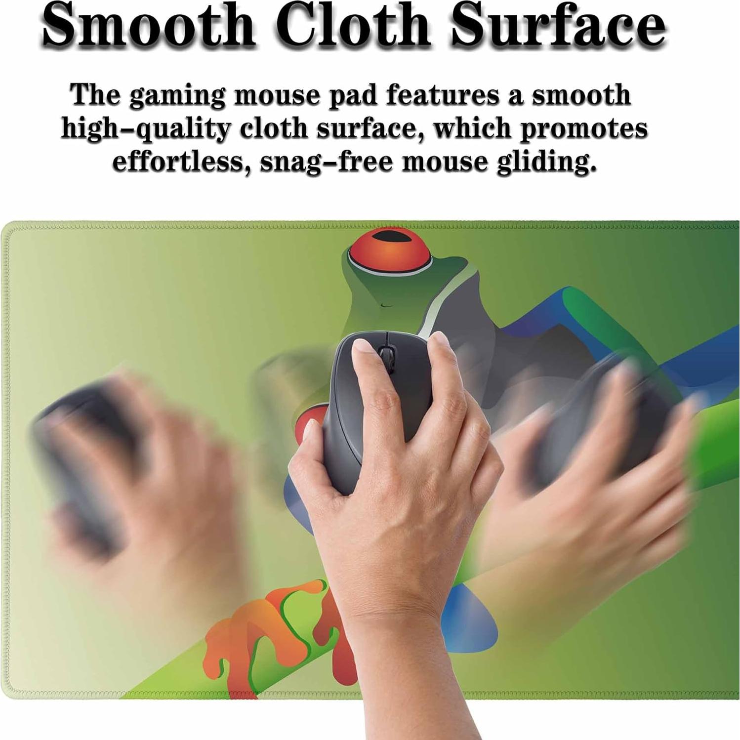 Alfombrilla de Ratón Grande Y YIHANGBEST 900x400mm Verde Rana