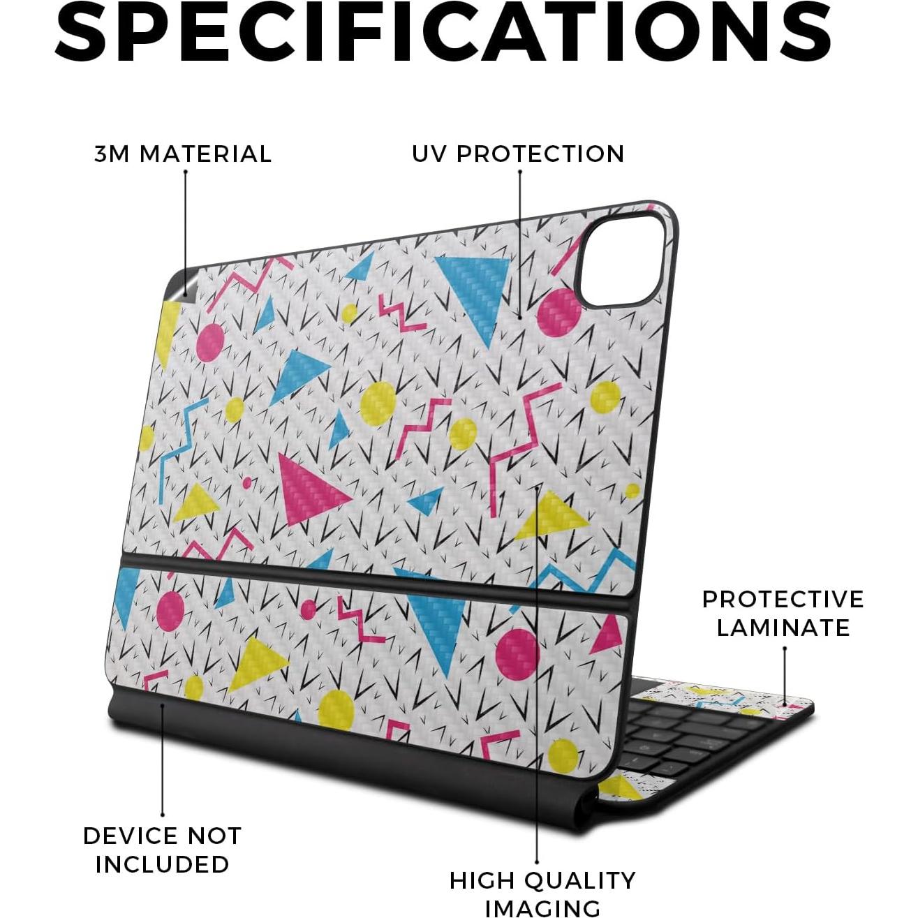 Piel de fibra de carbono MightySkins para Apple Magic Keyboard 11"