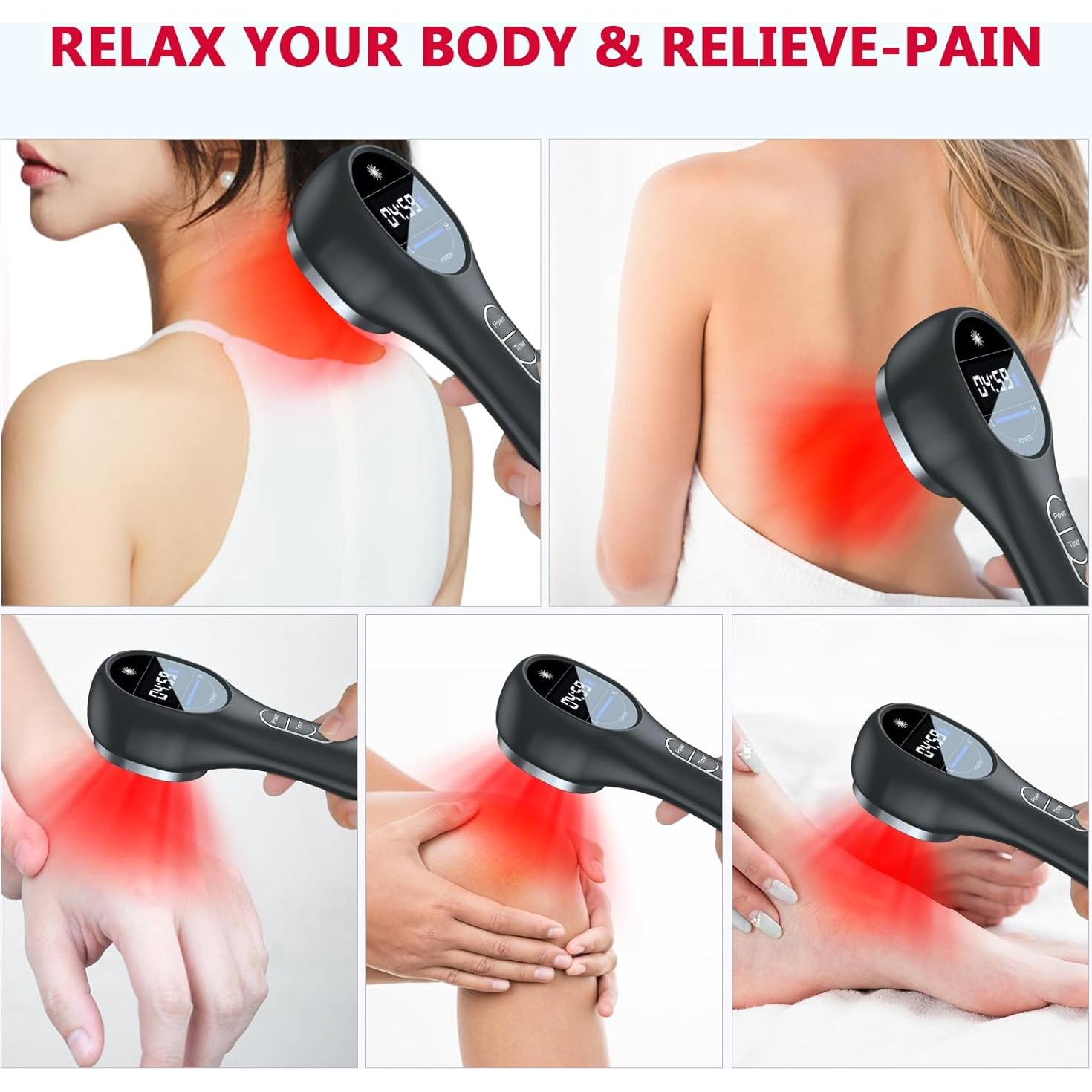 Dispositivo de Terapia de Luz Roja Anyork 650nm y 808nm