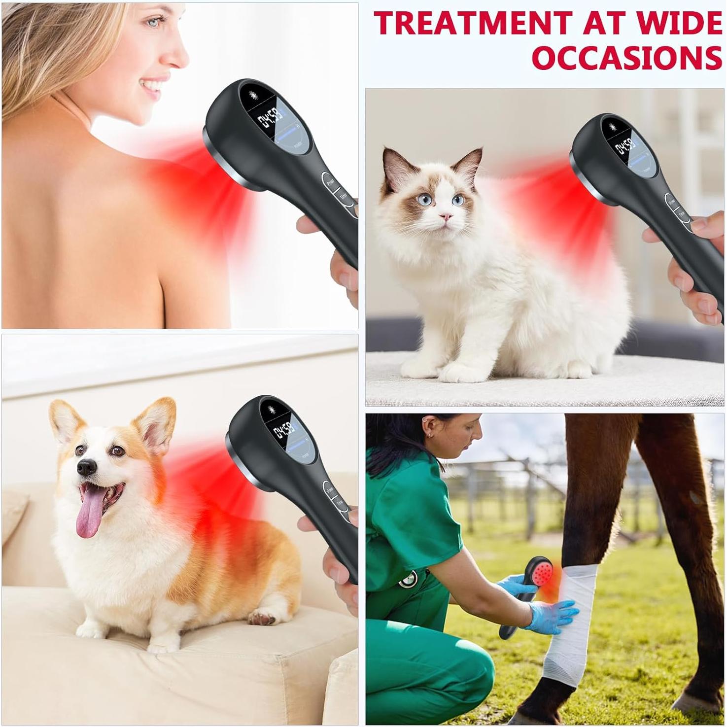 Dispositivo de Terapia de Luz Roja Anyork 650nm y 808nm