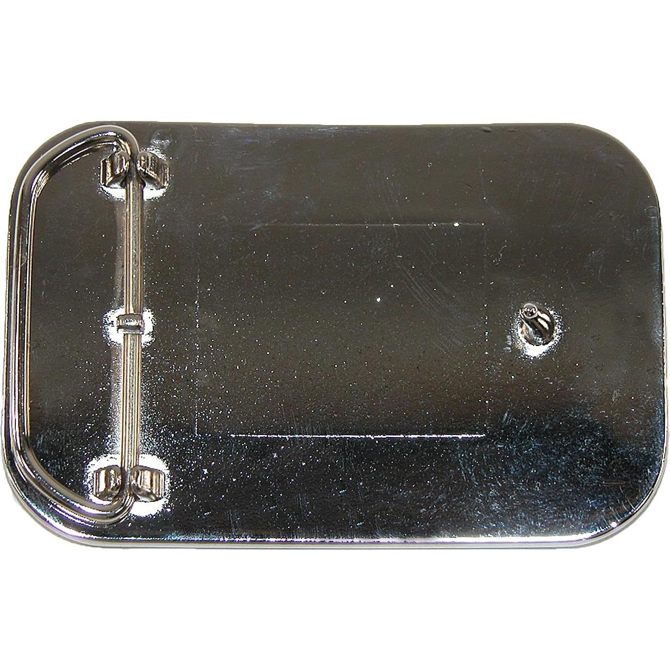 Hebilla de Cinturón Batman Negra Amarilla 9.14 x 6.03 cm