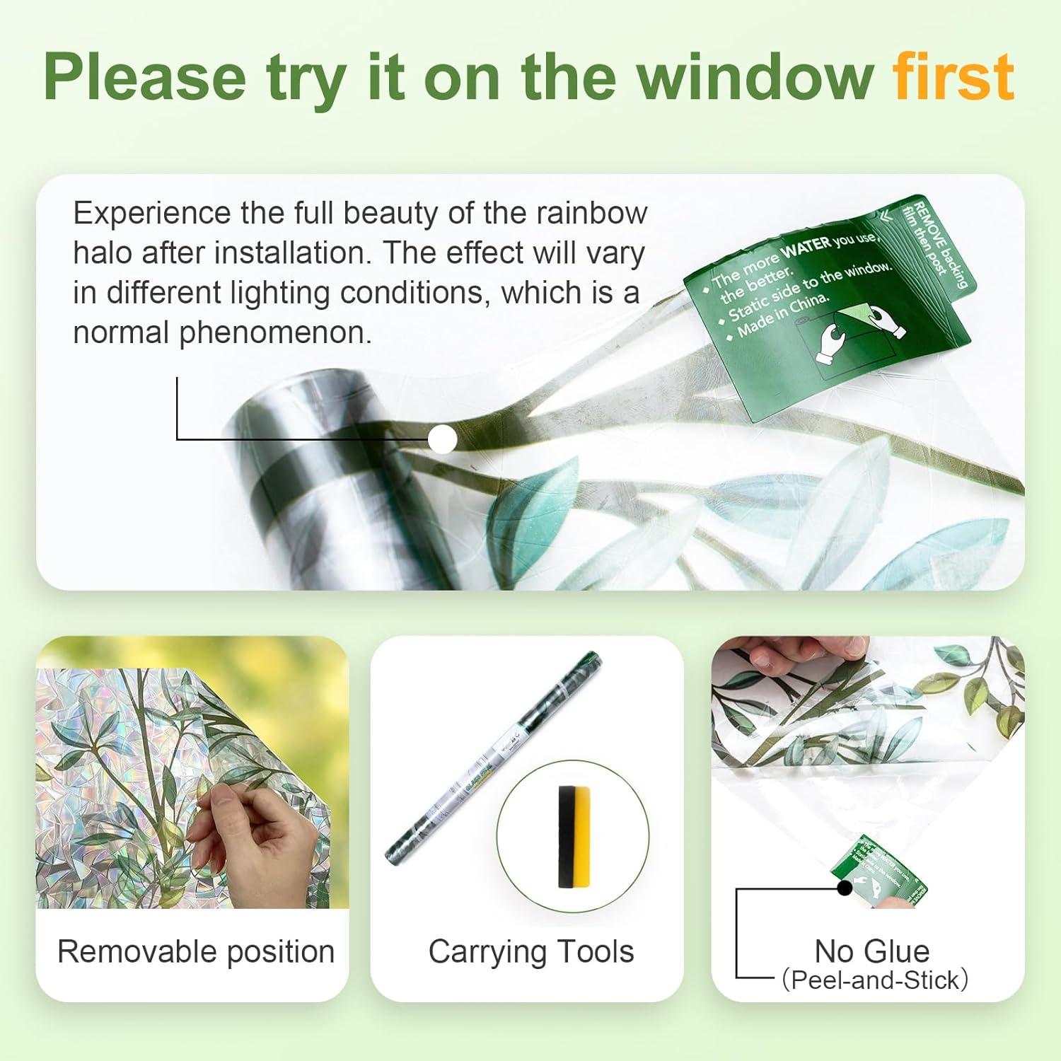 Película de Privacidad LuminManta 44.5x199.8cm Arcoíris