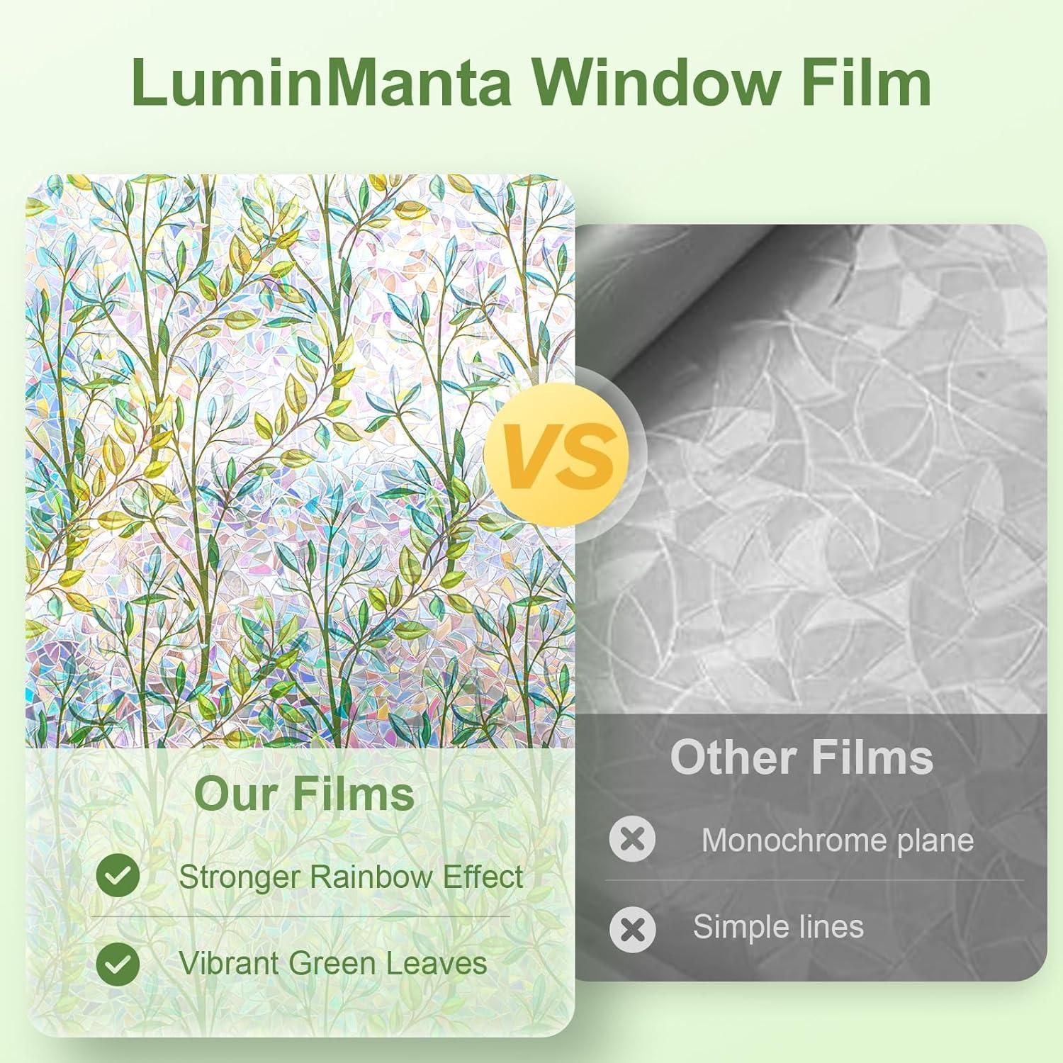 Película de Privacidad LuminManta 44.5x199.8cm Arcoíris