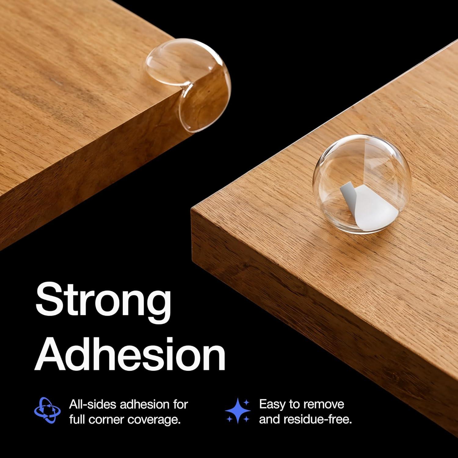 Protectores de Esquinas UXU - 12 Piezas Transparentes