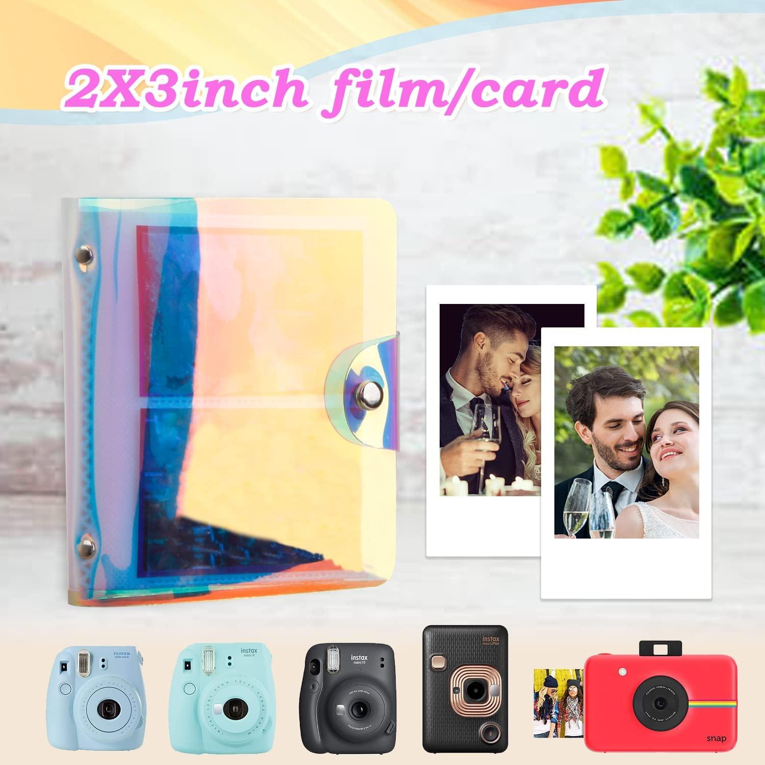 Álbum de Fotos Mini Holográfico Ruibytree 2 Paquetes 16 Páginas