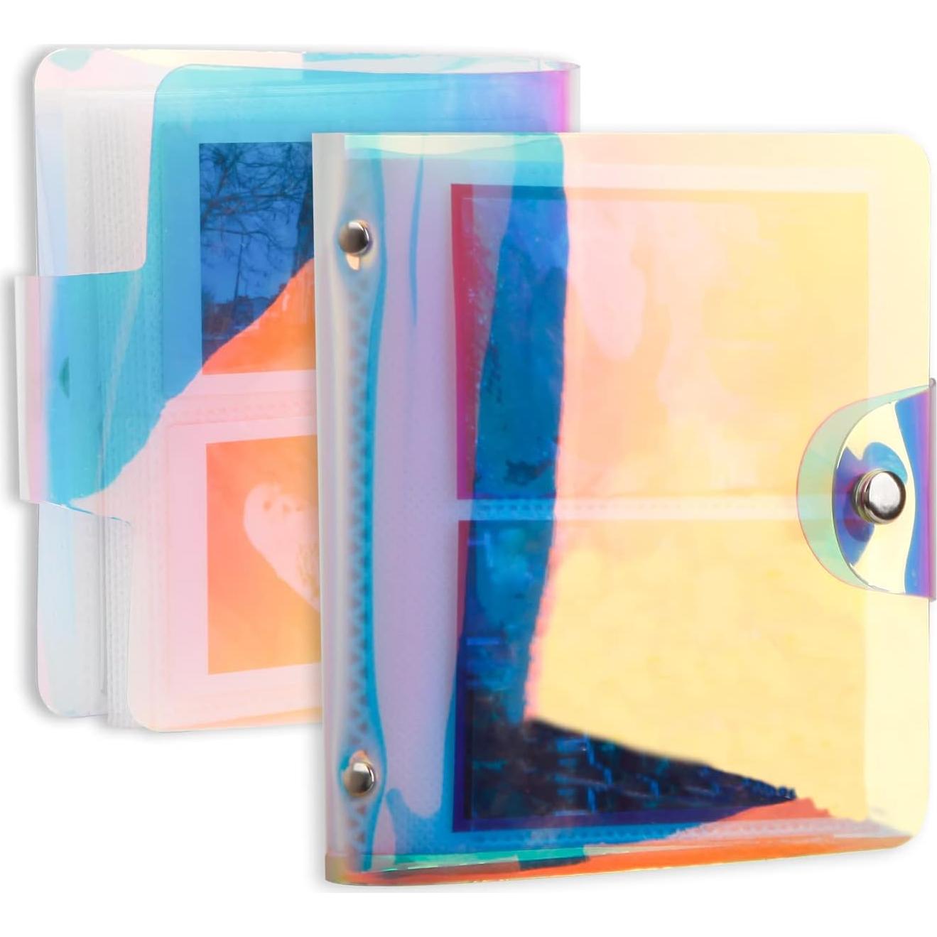 Álbum de Fotos Mini Holográfico Ruibytree 2 Paquetes 16 Páginas