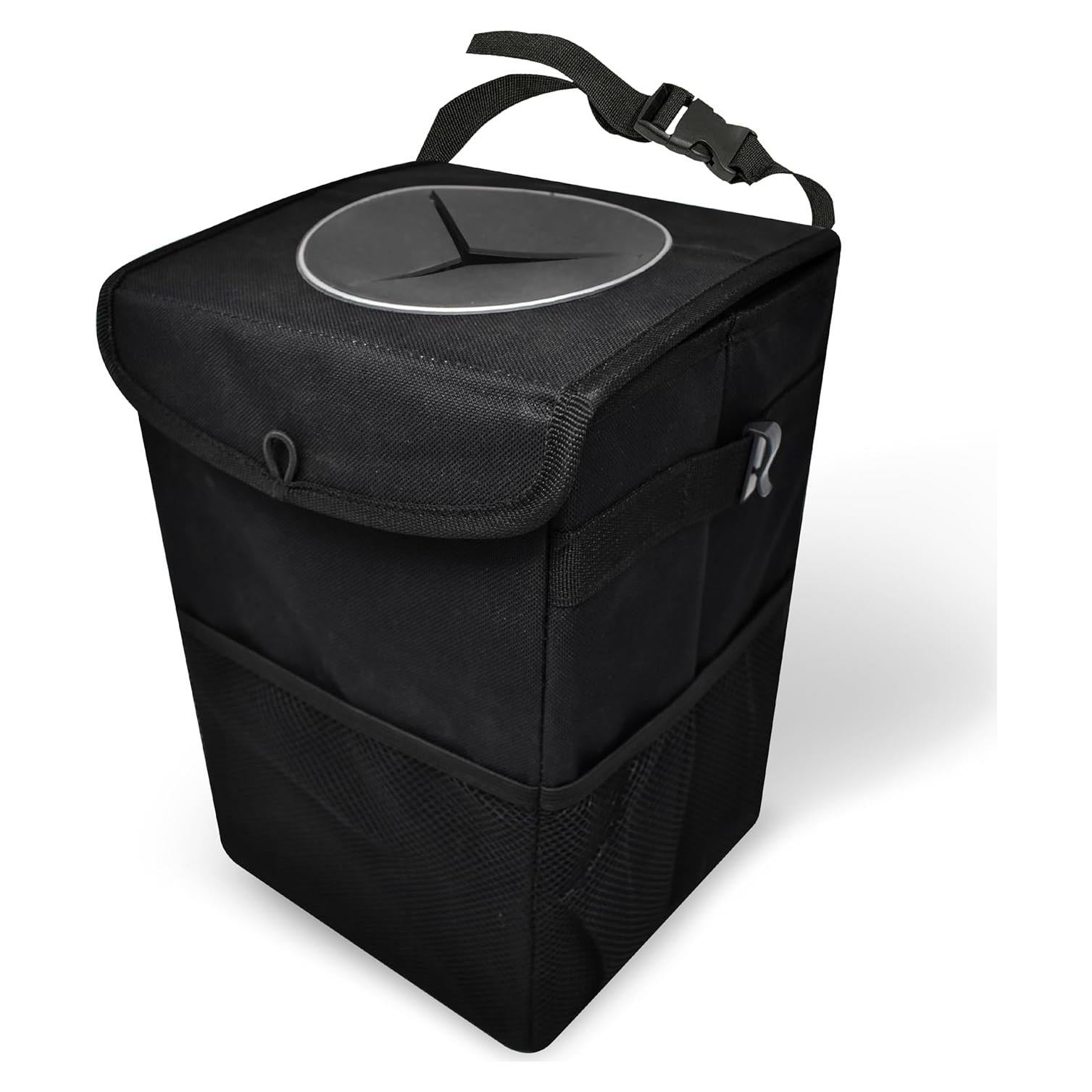 Basurero de Coche EcoNour 5.68L Impermeable Colgante Negro