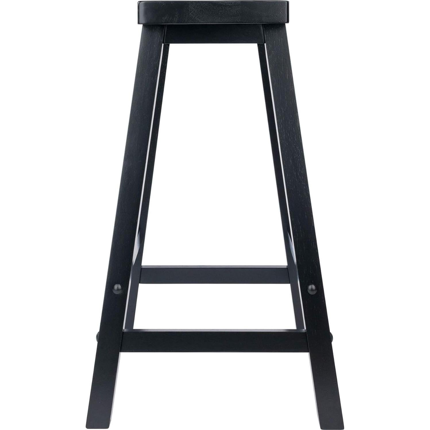 Taburete de Mostrador Winsome Satori 61 cm Negro Madera