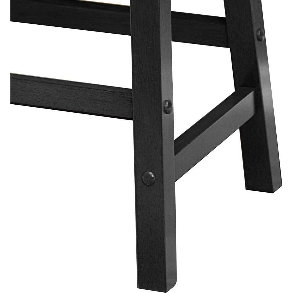 Taburete de Mostrador Winsome Satori 61 cm Negro Madera