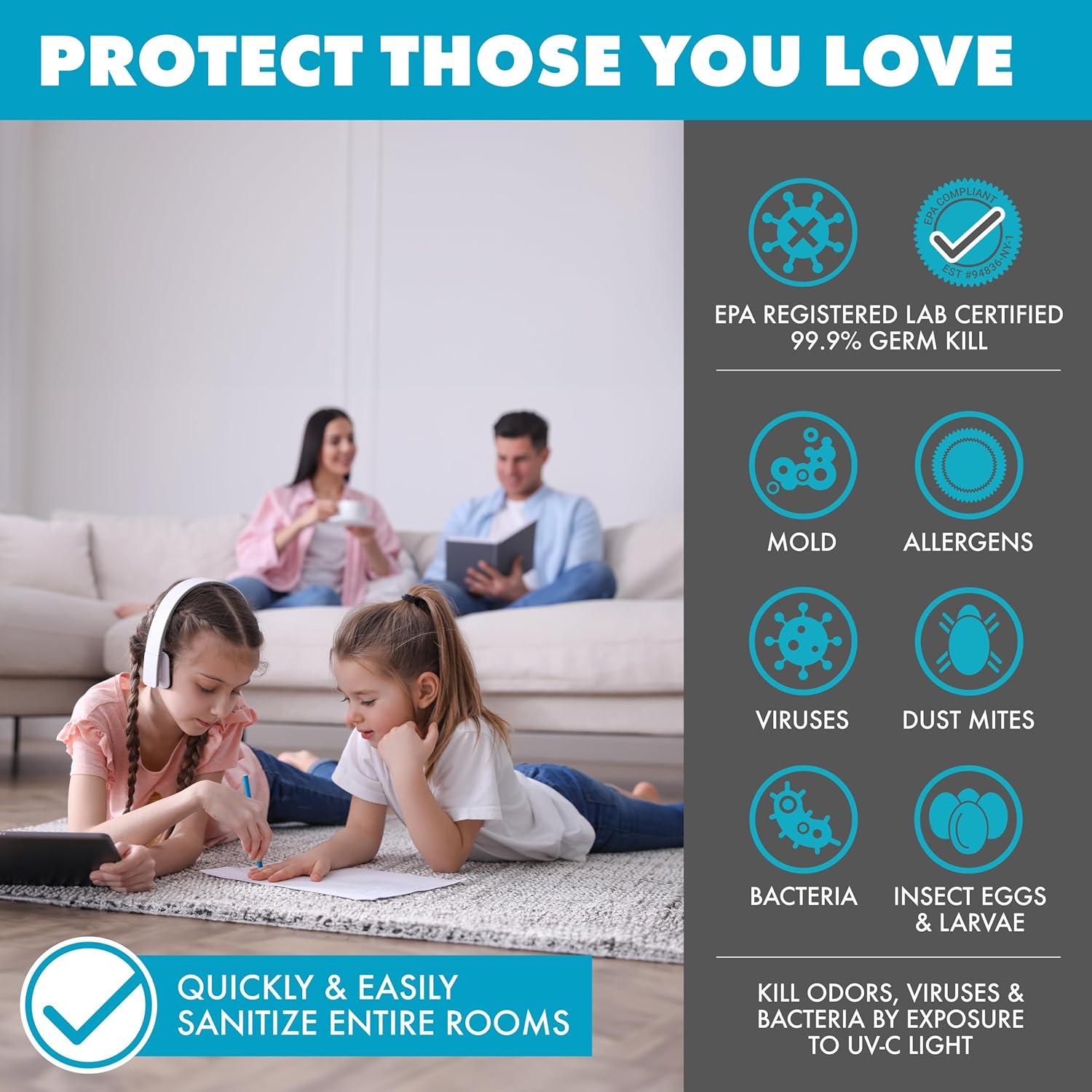 Desinfectante UV-C Tool Klean 100W para Superficies - 10,000 horas